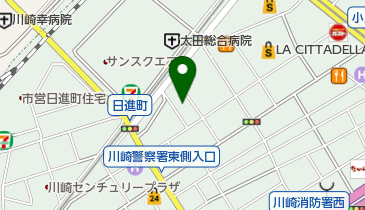 経絡道川崎治療院の地図画像