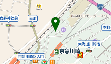 外語ビジネス専門学校日本語学科の地図画像