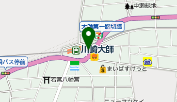川崎大師観光案内センターの地図画像