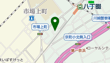 川崎南部キリスト教会の地図画像