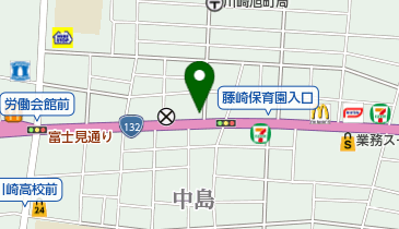 飯島金物店の地図画像