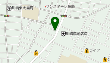 藤屋酒店の地図画像