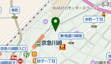 一行寺の地図画像