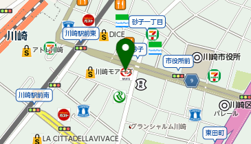 三菱UFJモルガン・スタンレー証券株式会社川崎支店の地図画像