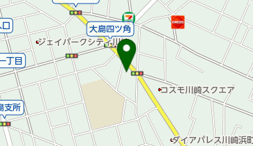 ハナ信用組合川崎支店の地図画像