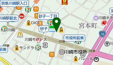 マジックプライス 川崎店の地図画像