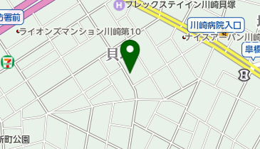 すし貞の地図画像