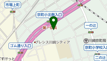 河合理容店の地図画像