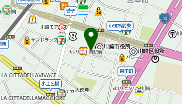 中央労働金庫 川崎支店の地図画像