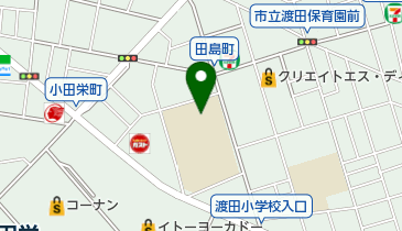 川崎市役所 こども未来局 渡田小学校わくわくプラザの地図画像