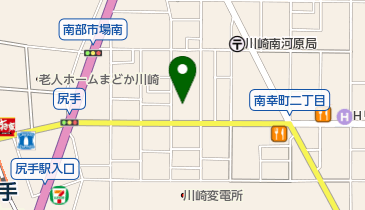 川崎キリスト教会の地図画像