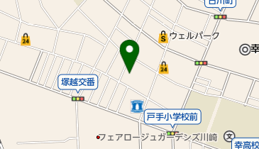 協和営造株式会社川崎営業所の地図画像