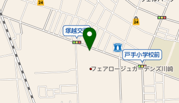 日酸TANAKA株式会社の地図画像