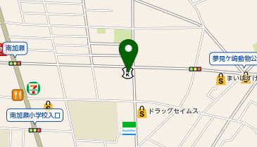 川崎信用金庫 加瀬支店の地図画像