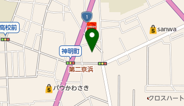 金子竹材店の地図画像