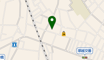 三益球殿川崎塚越店の地図画像