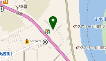 ヘアーサロンカンノの地図画像