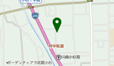 小杉長生館の地図画像