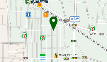 パシオス新城店の地図画像