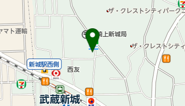 共和クリーニング上新城店の地図画像