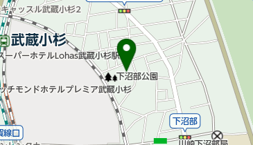 川崎市教職員組合の地図画像