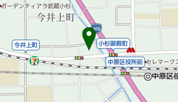 セオサイクル武蔵小杉店の地図画像