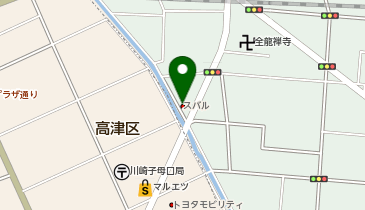 有限会社大和スバル自動車の地図画像
