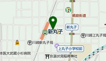 ちよだ鮨新丸子店の地図画像