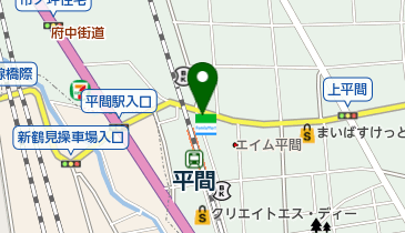 ちよだ鮨平間店の地図画像