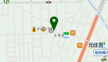 ちよだ鮨元住吉ブレーメン通り店の地図画像