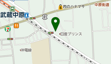 フィッシング中原の地図画像
