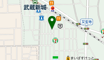 バーバー流星研武蔵新城店の地図画像