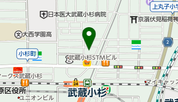 中央労働金庫 中原支店の地図画像