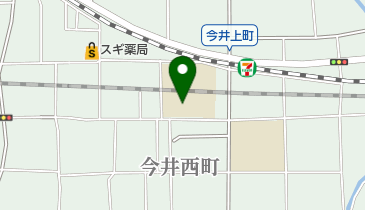 川崎市役所 こども未来局 今井小学校わくわくプラザの地図画像