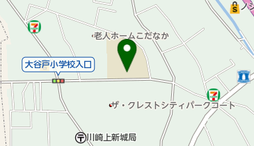 川崎市役所 こども未来局 大谷戸小学校わくわくプラザの地図画像