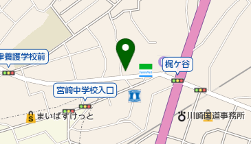 梶ケ谷園芸の地図画像