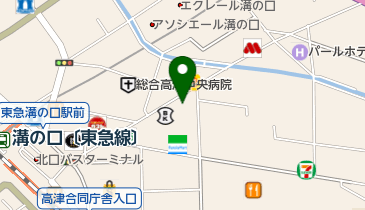 ハクビ京都きもの学院 溝の口教室の地図画像