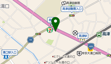 溝の口整体院の地図画像