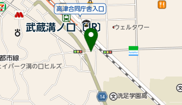 溝上整骨院の地図画像