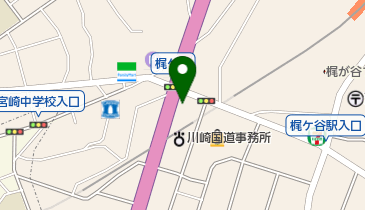 アップル梶ヶ谷店の地図画像