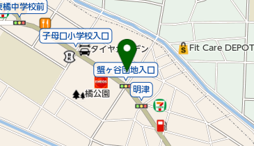 岸ふとん店の地図画像