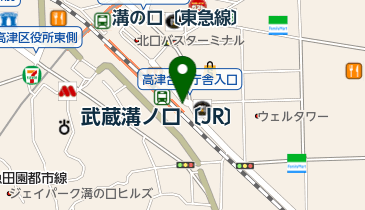 ラック溝ノ口店の地図画像
