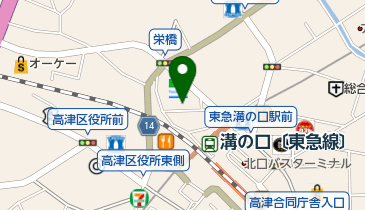 河西燃料店の地図画像
