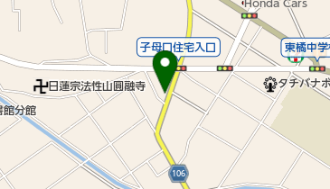 オグラ理容室の地図画像