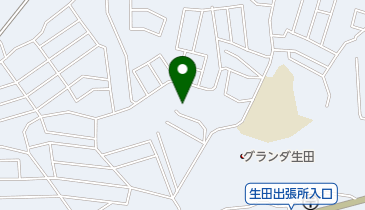 生田丘の上キリスト教会の地図画像