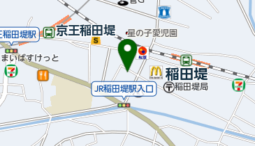 稲田堤動物病院の地図画像