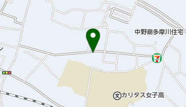 中野島動物病院の地図画像