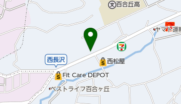 カワイヘアーサロンの地図画像