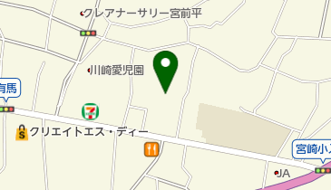 イトーピア宮前平デュアルコートの地図画像