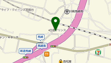 亀ケ谷衣料品店の地図画像